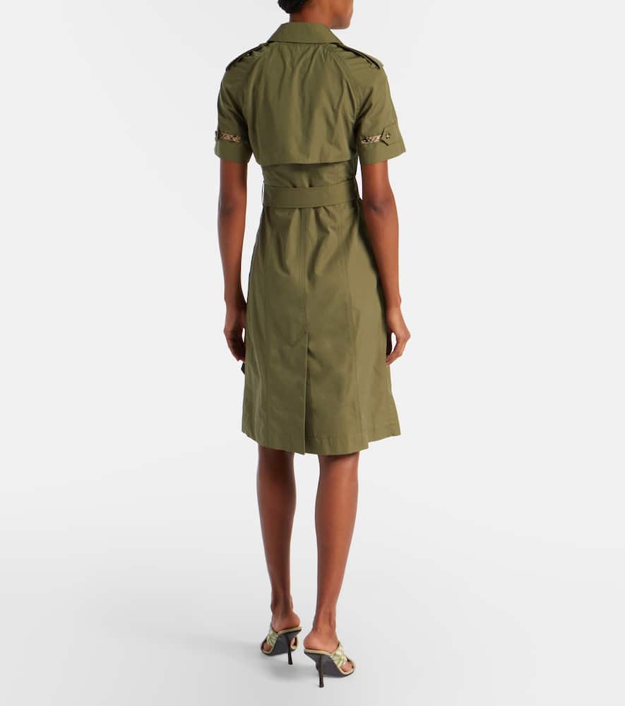 Cotton shirt dress