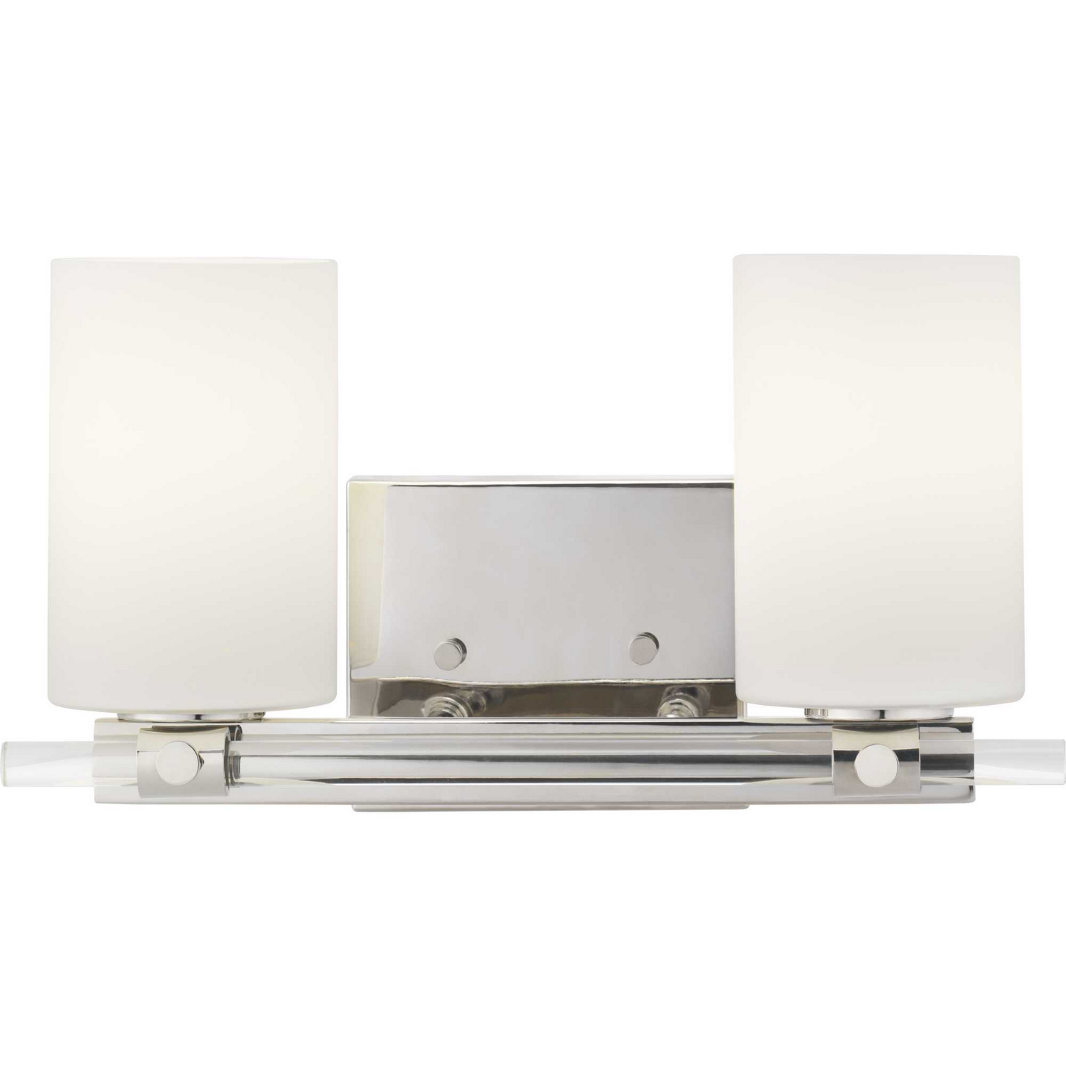 Polished Nickel Two Light Bath from the Lisbon Collection