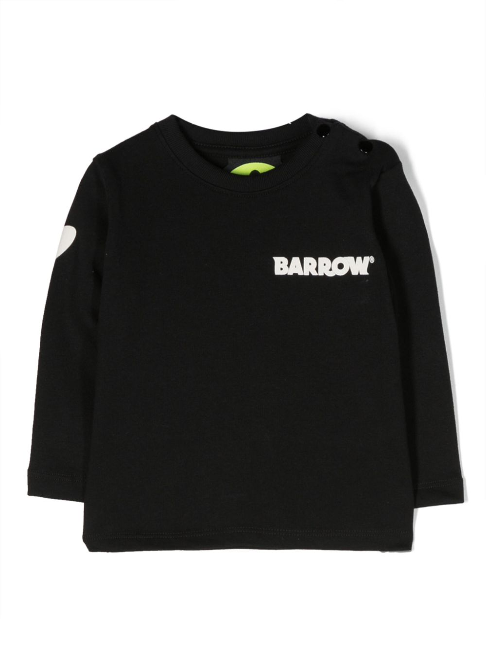 Logo-print cotton sweatshirt - Black
