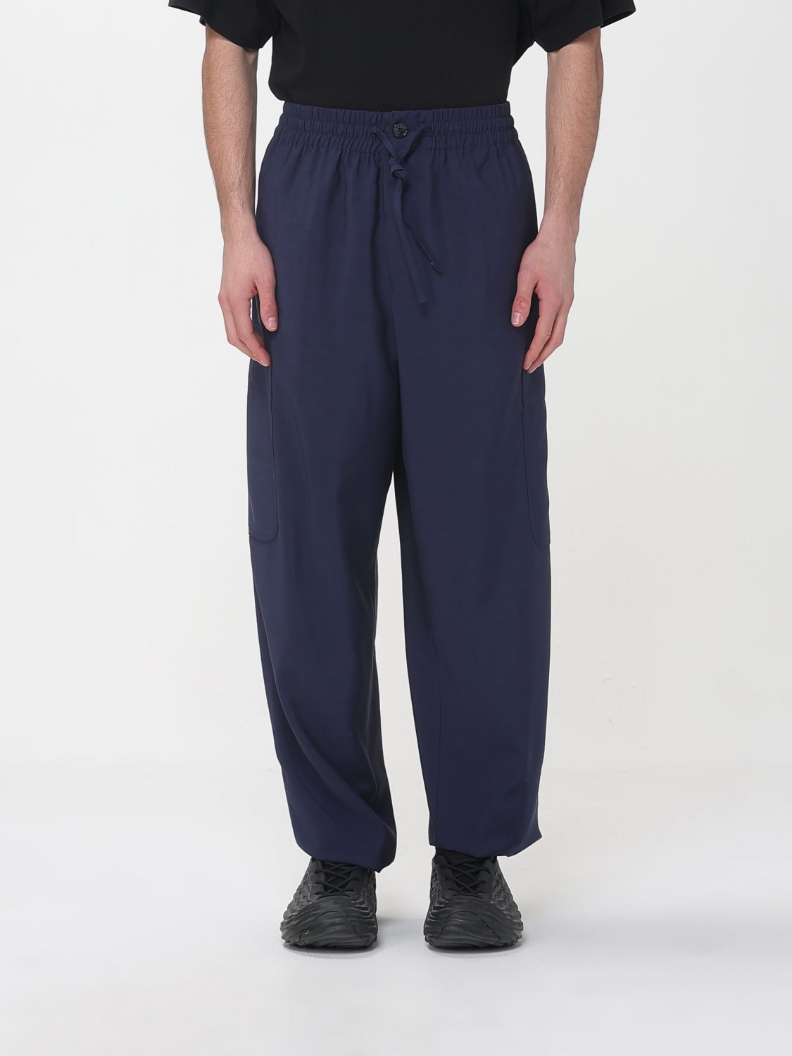 Pants Men color Blue