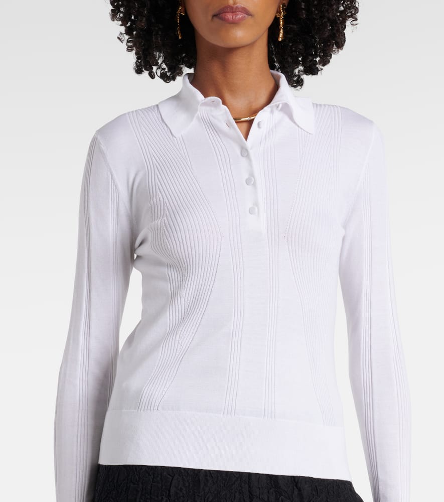 Touria cotton polo sweater
