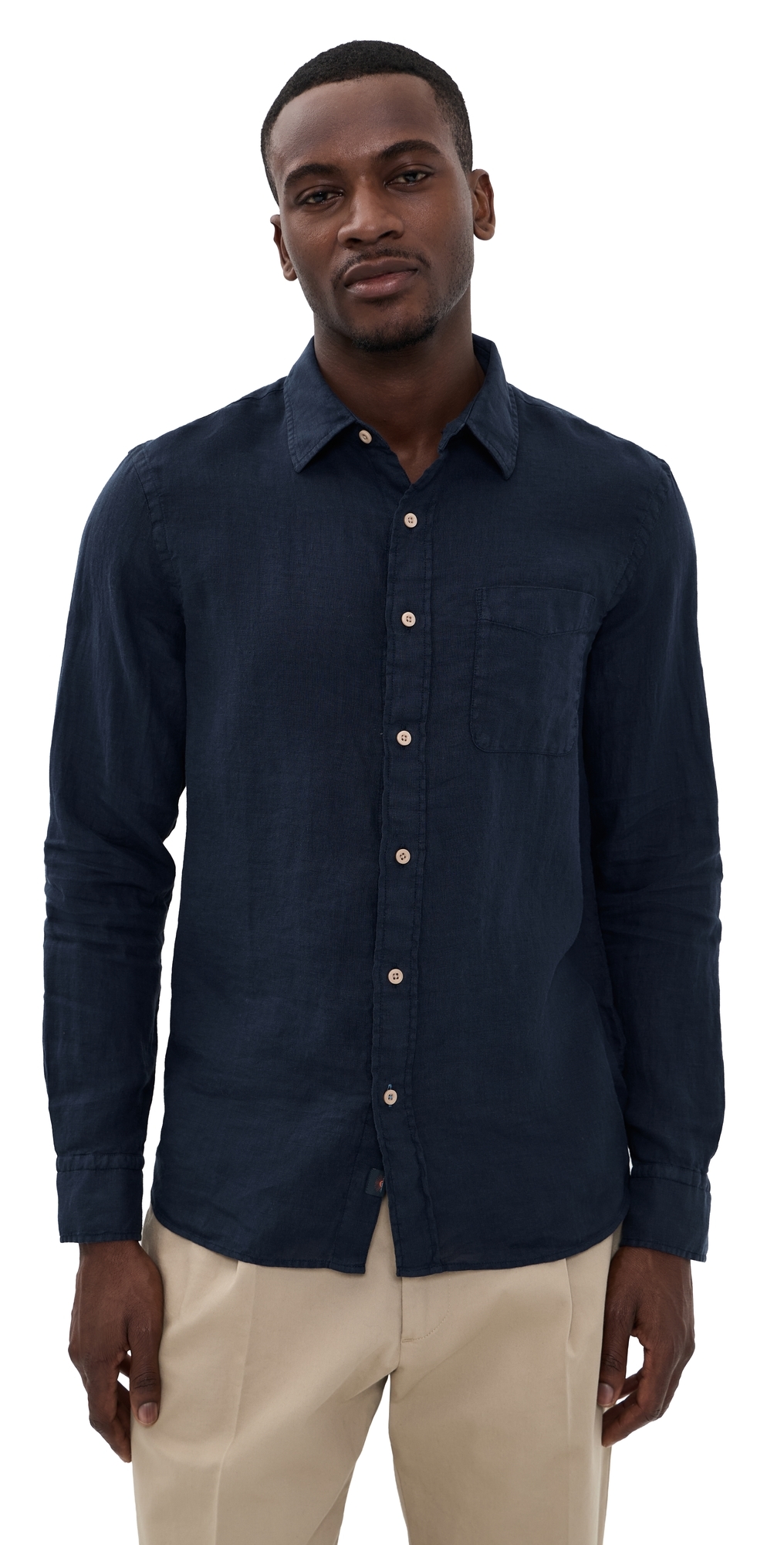 Laguna Linen Shirt Island Navy 