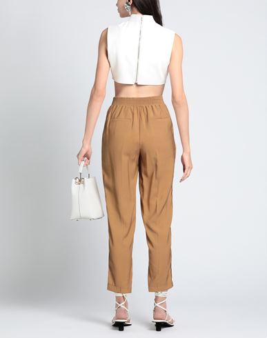 Woman Pants Camel Size 4 Rayon, Polyester