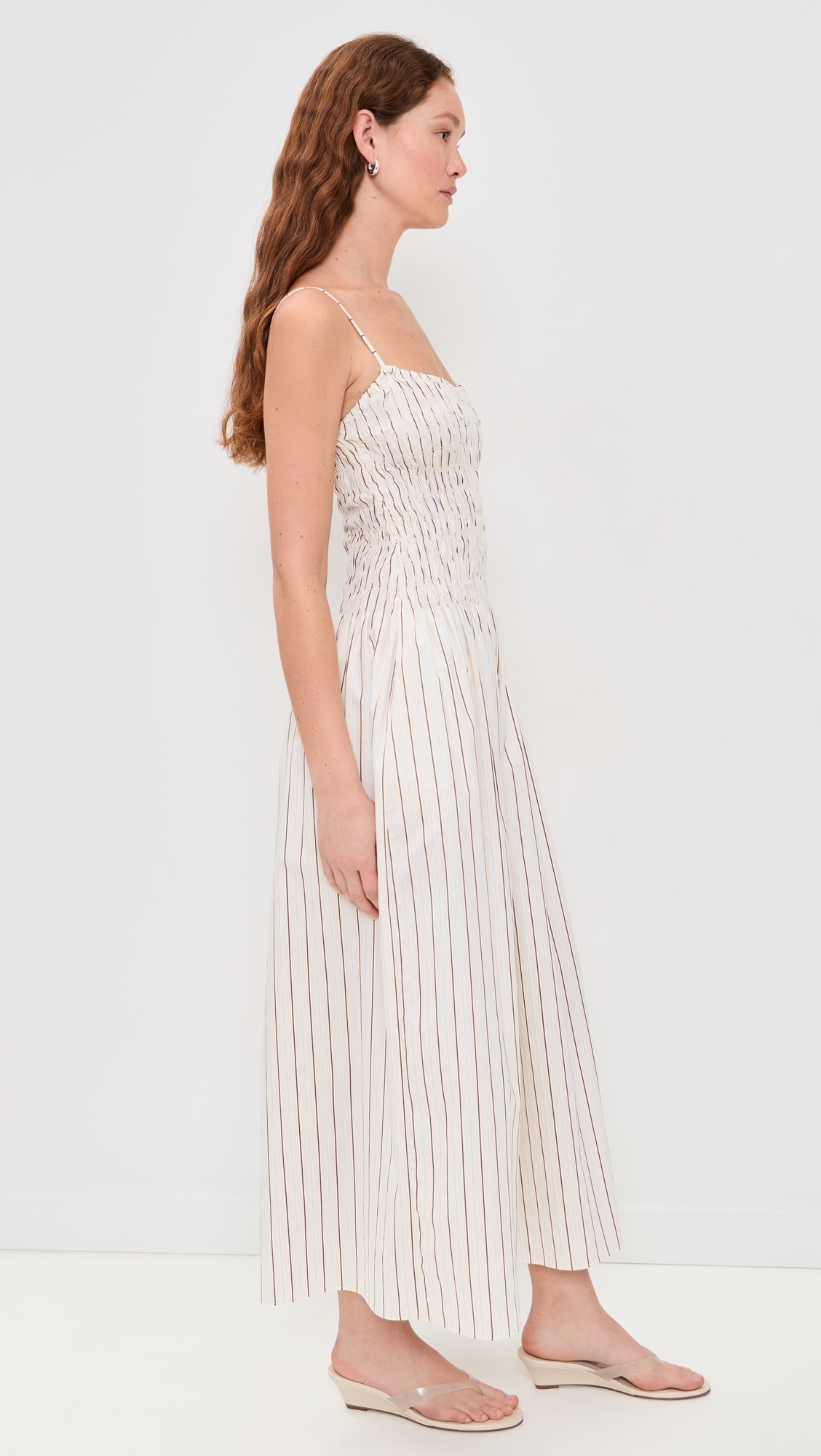 Araceli Maxi Dress Fiori Stripe Lemon