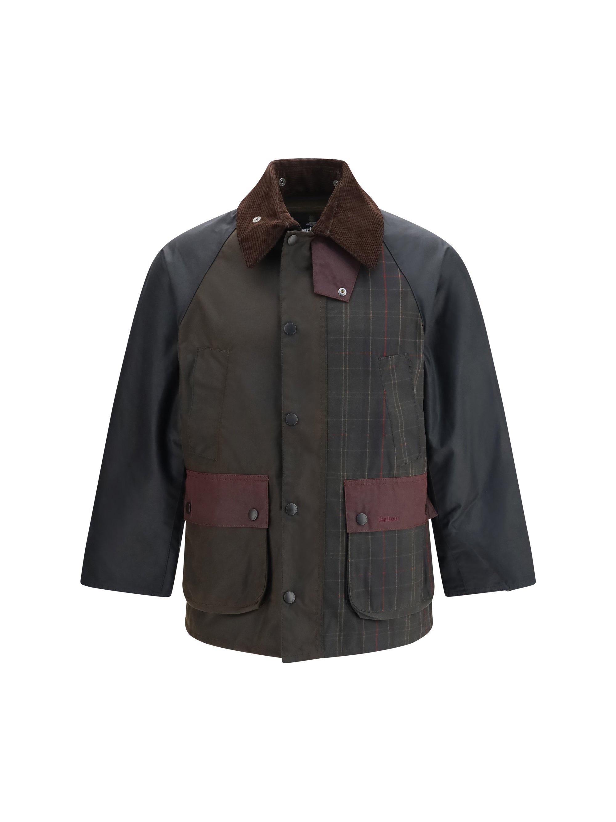 Waxed Cotton Tartan Jacket — Multicolor