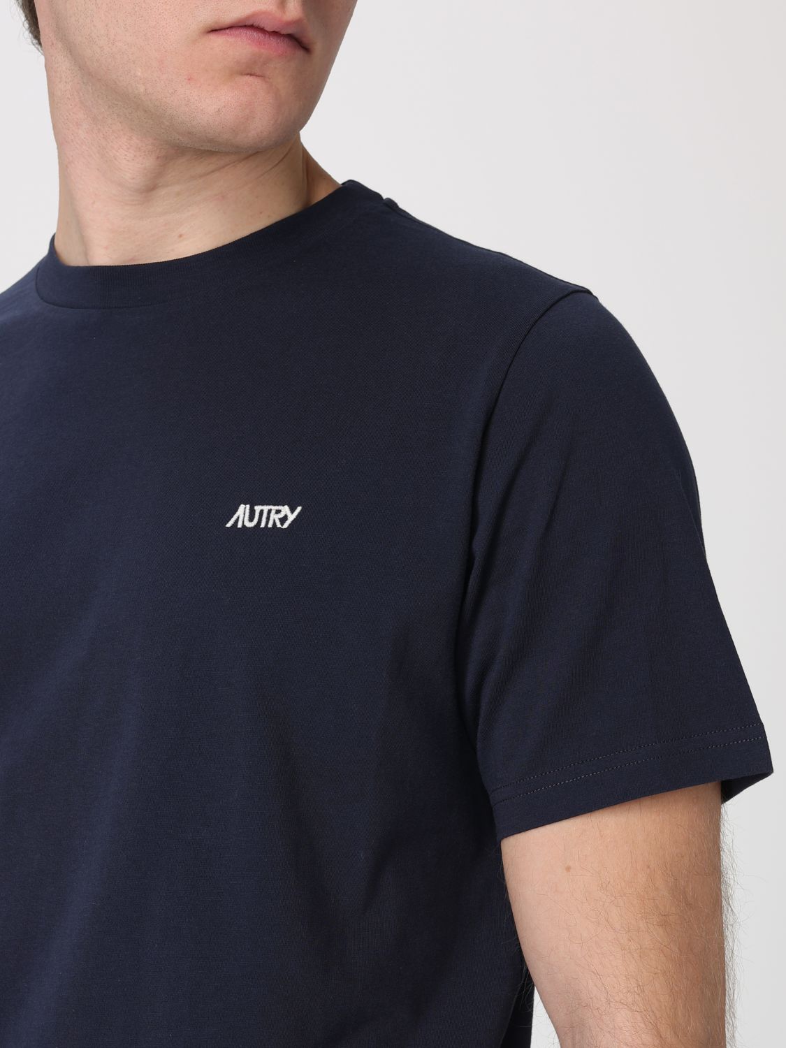 Autry - logo cotton jersey t shirt regular fit