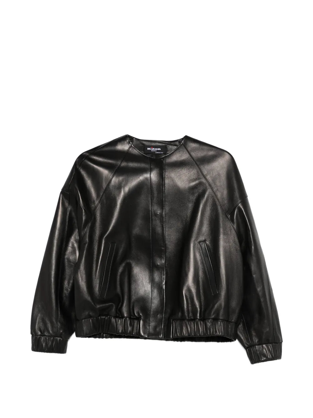 Ribbed Lambskin Jacket — Black