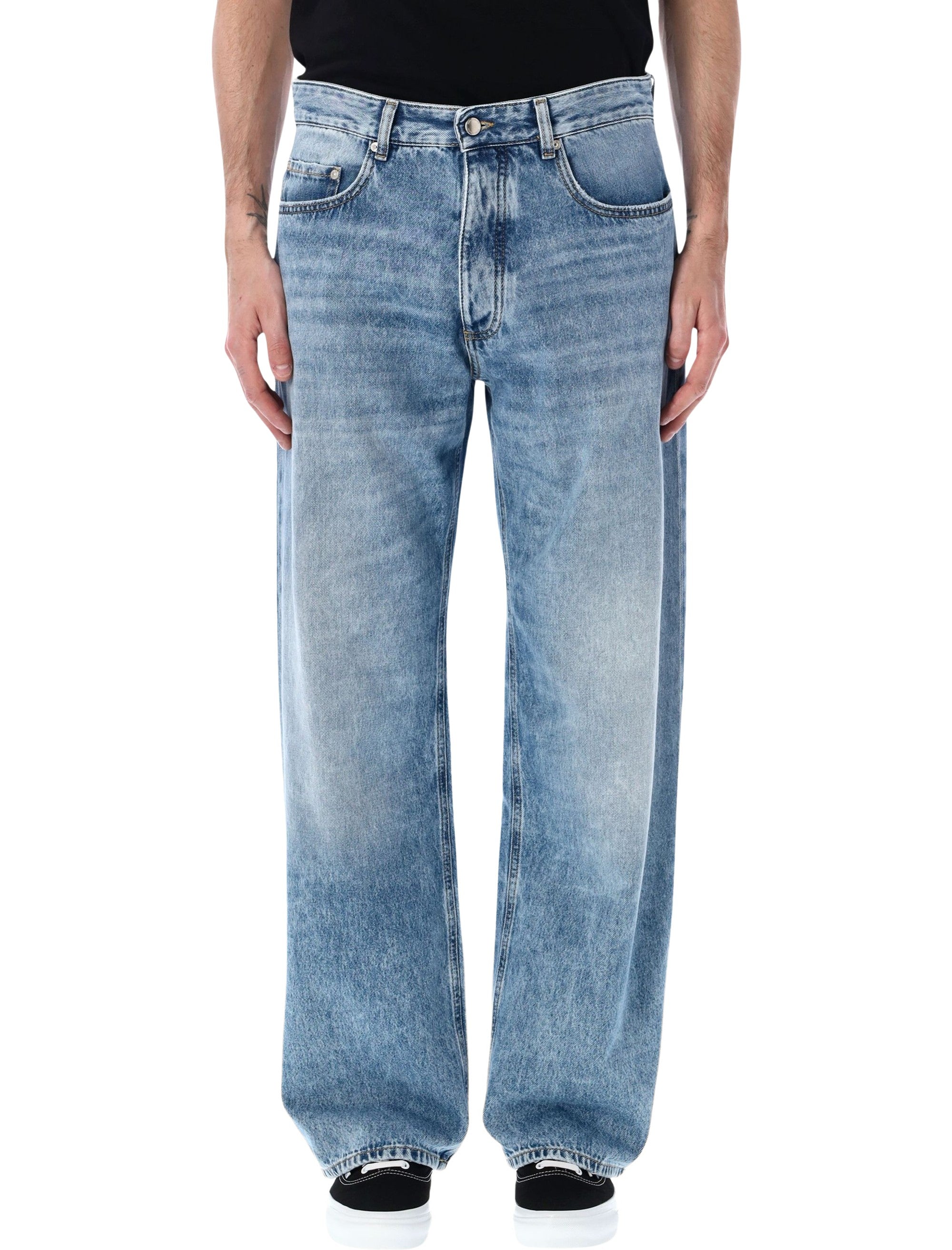 Low-Rise Wide-Leg Jeans - Size 32