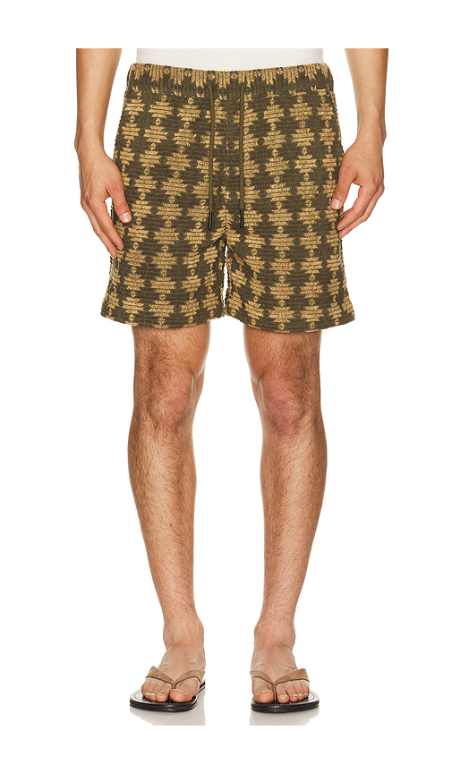 OAS Porto Shorts in Dark Green - Green. S also in M, L, XL/1X