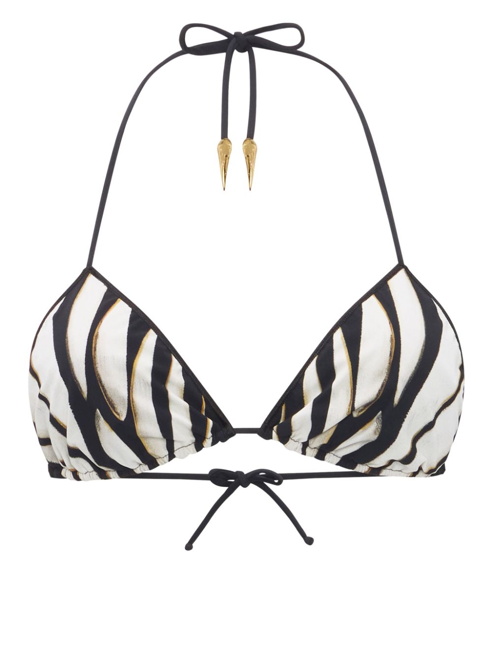 Ray of Gold-print bikini top