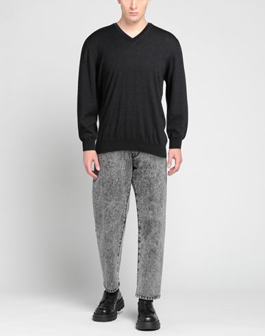 Man Sweater Lead Size 50 Merino Wool