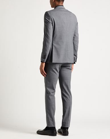 Man Suit Grey Size 38 Virgin Wool, Polyamide, Elastane
