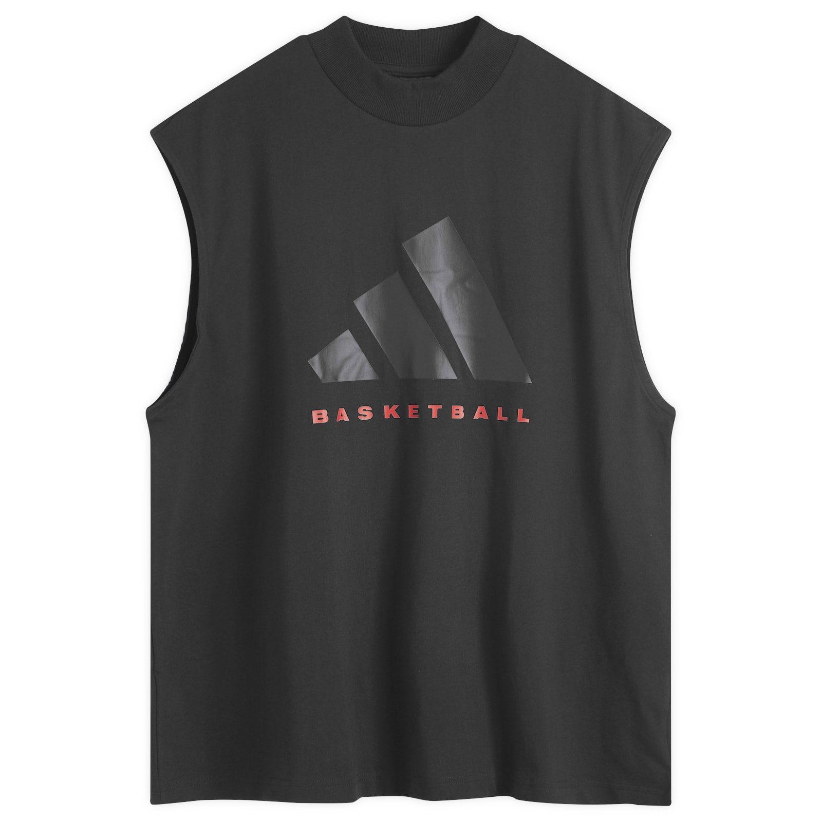 Men's Basketball Sleeveless T-Shirt in Black
