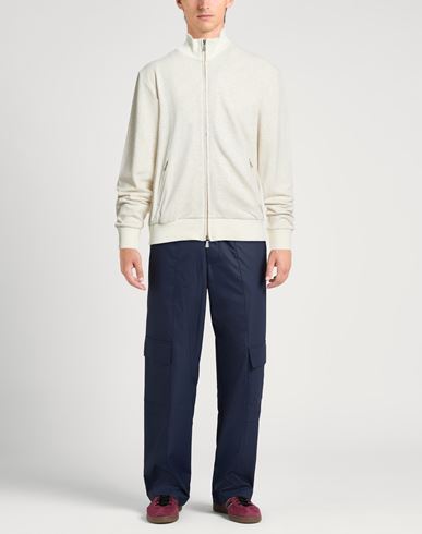 Platinum Man Sweatshirt Ivory Size XL Cotton, Polyethylene