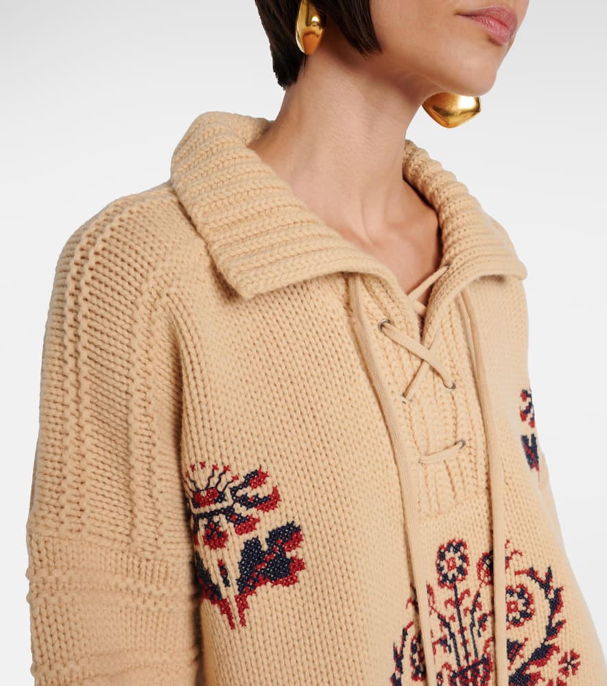 Wool and cashmere sweater