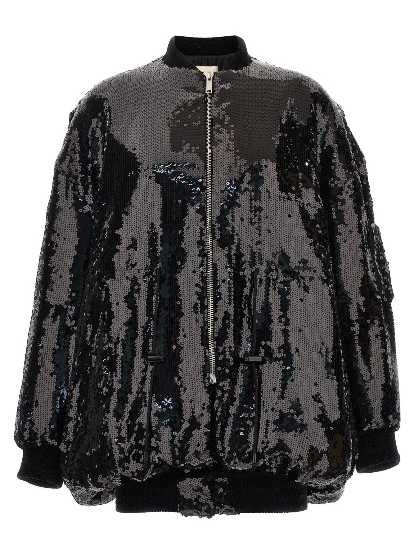 Sequin Bomber Jacket