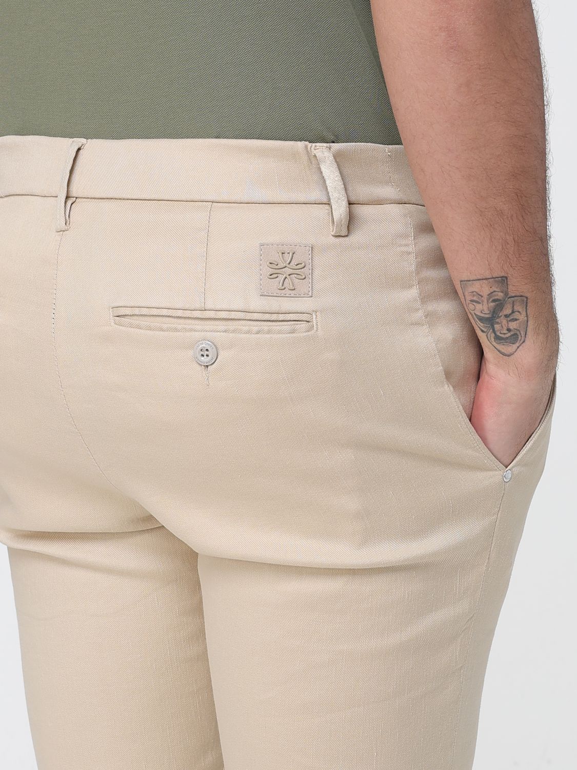 Pants Men color Beige