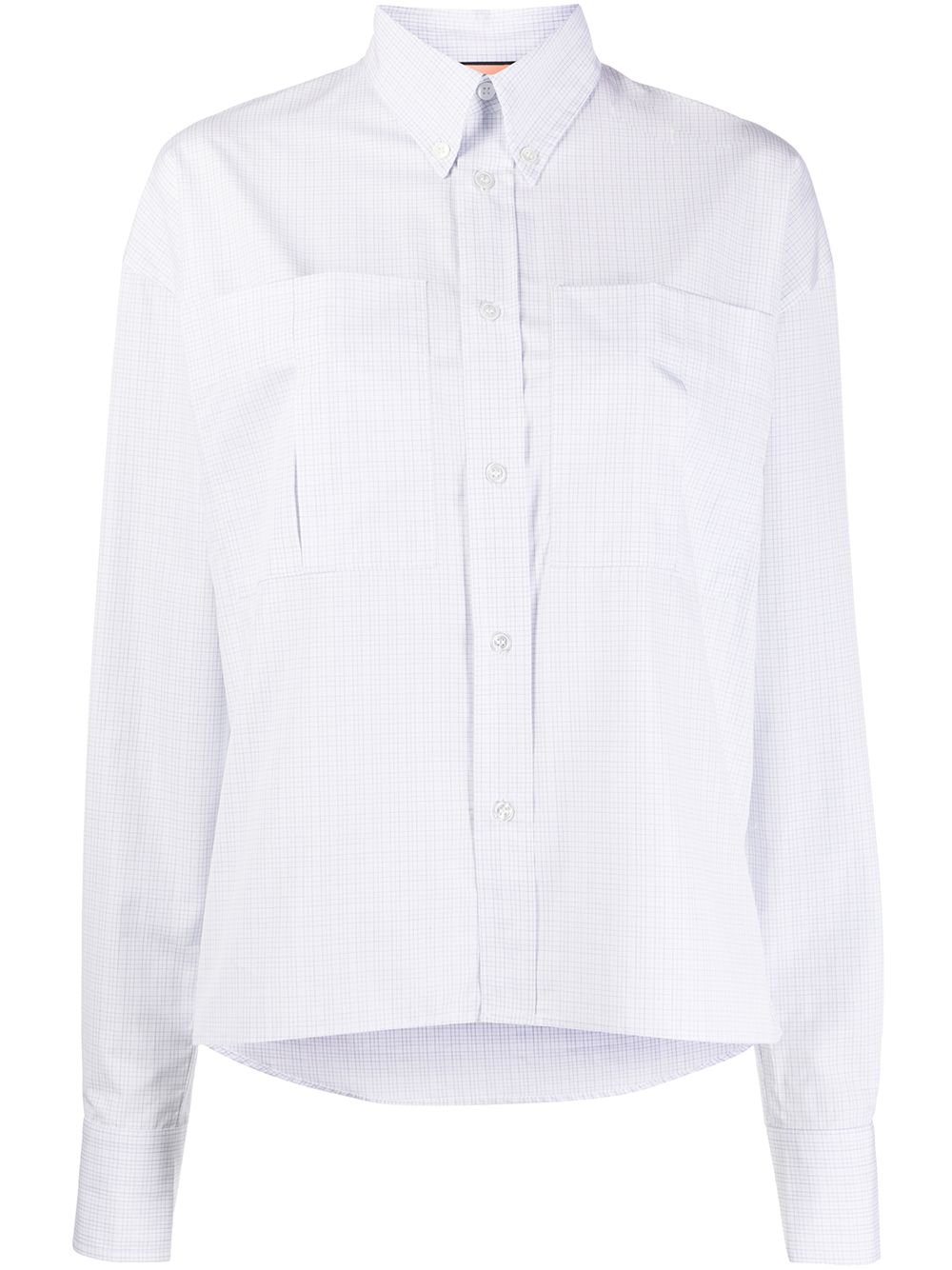 Relaxed-fit button-down shirt - White
