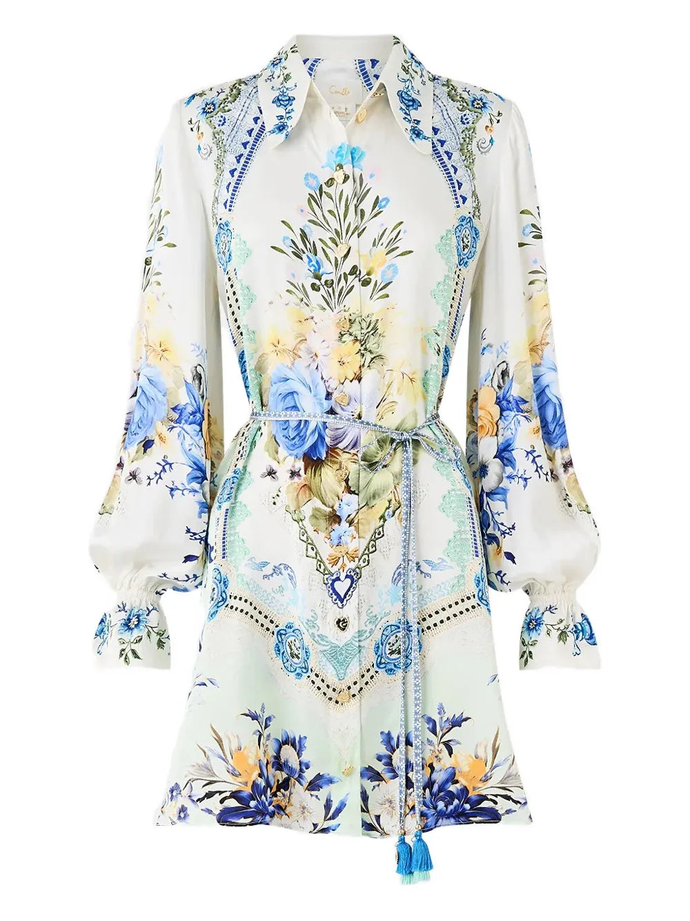 Shirt Dress — White