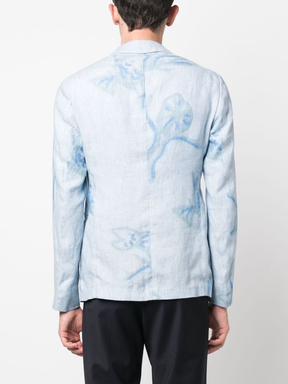 E 'Clat Printed Single Breasted Jacket
