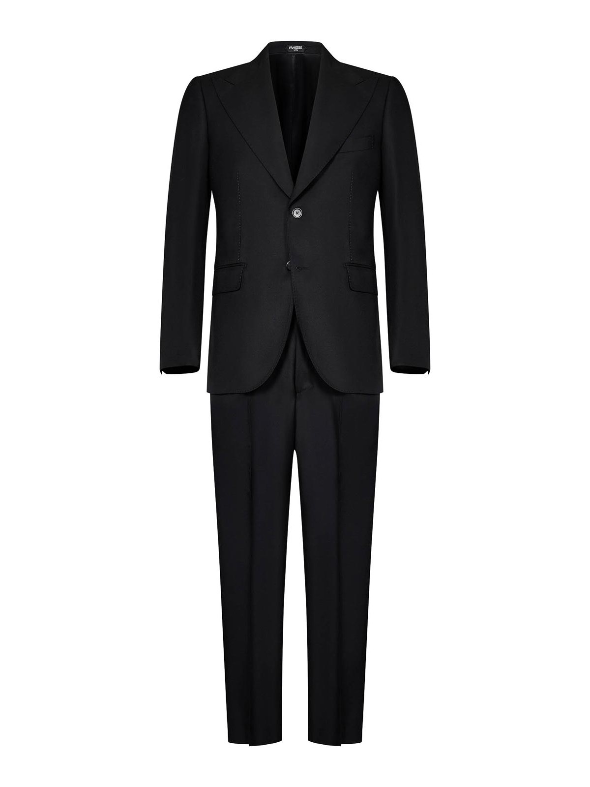 Black Tasmanian Super 170S Wool Suit