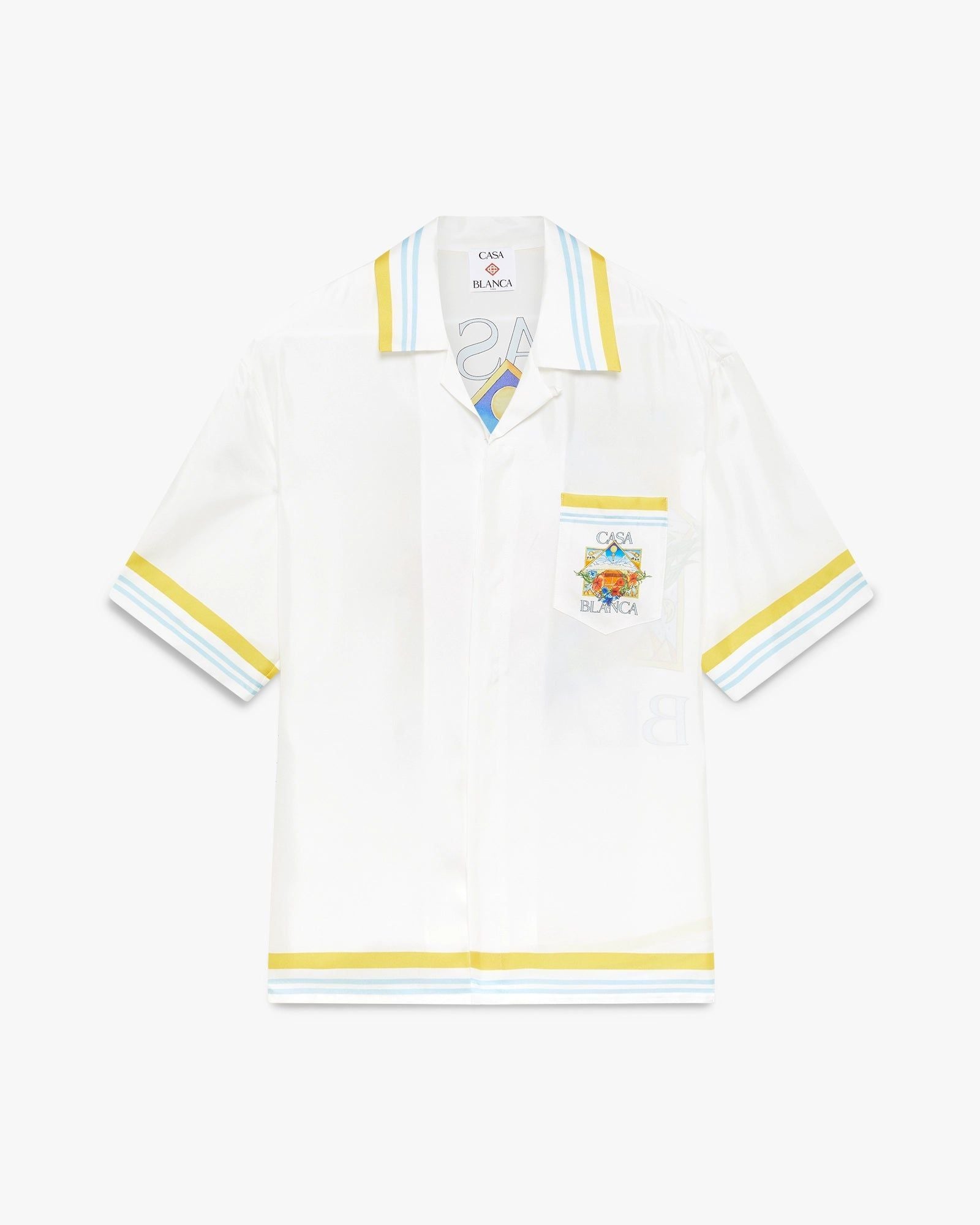 Floral Icon Button-Up Shirt