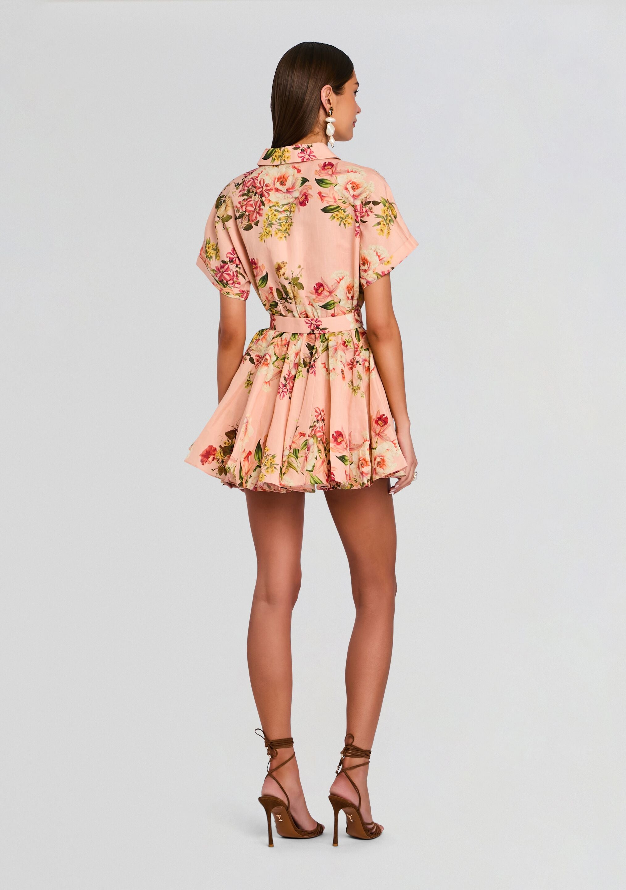 Ayla Short Dress With Belt Buckle
