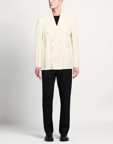 Man Blazer Off white Size 40 Cotton