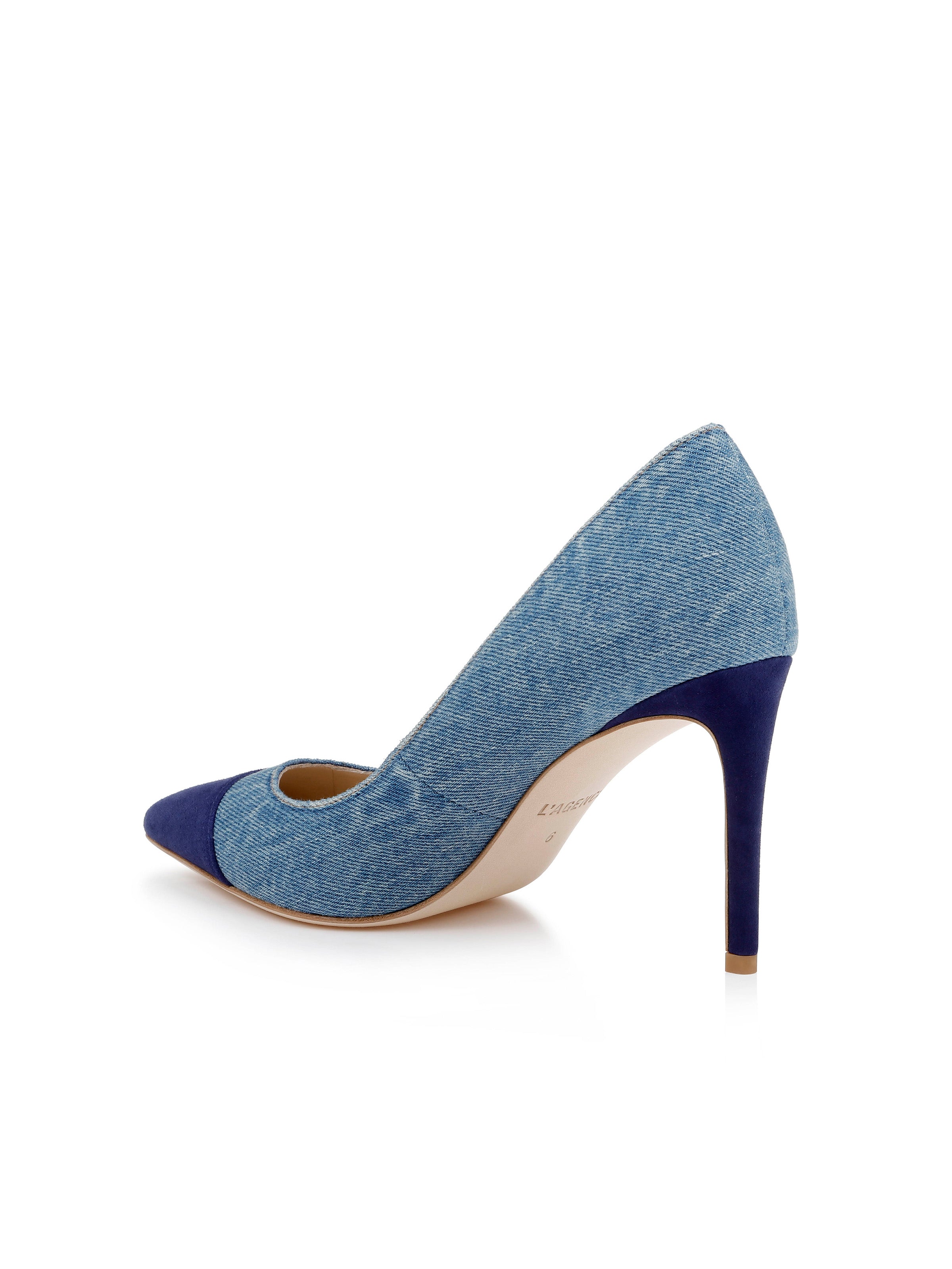 Kendelle Denim Pump In Light Denim