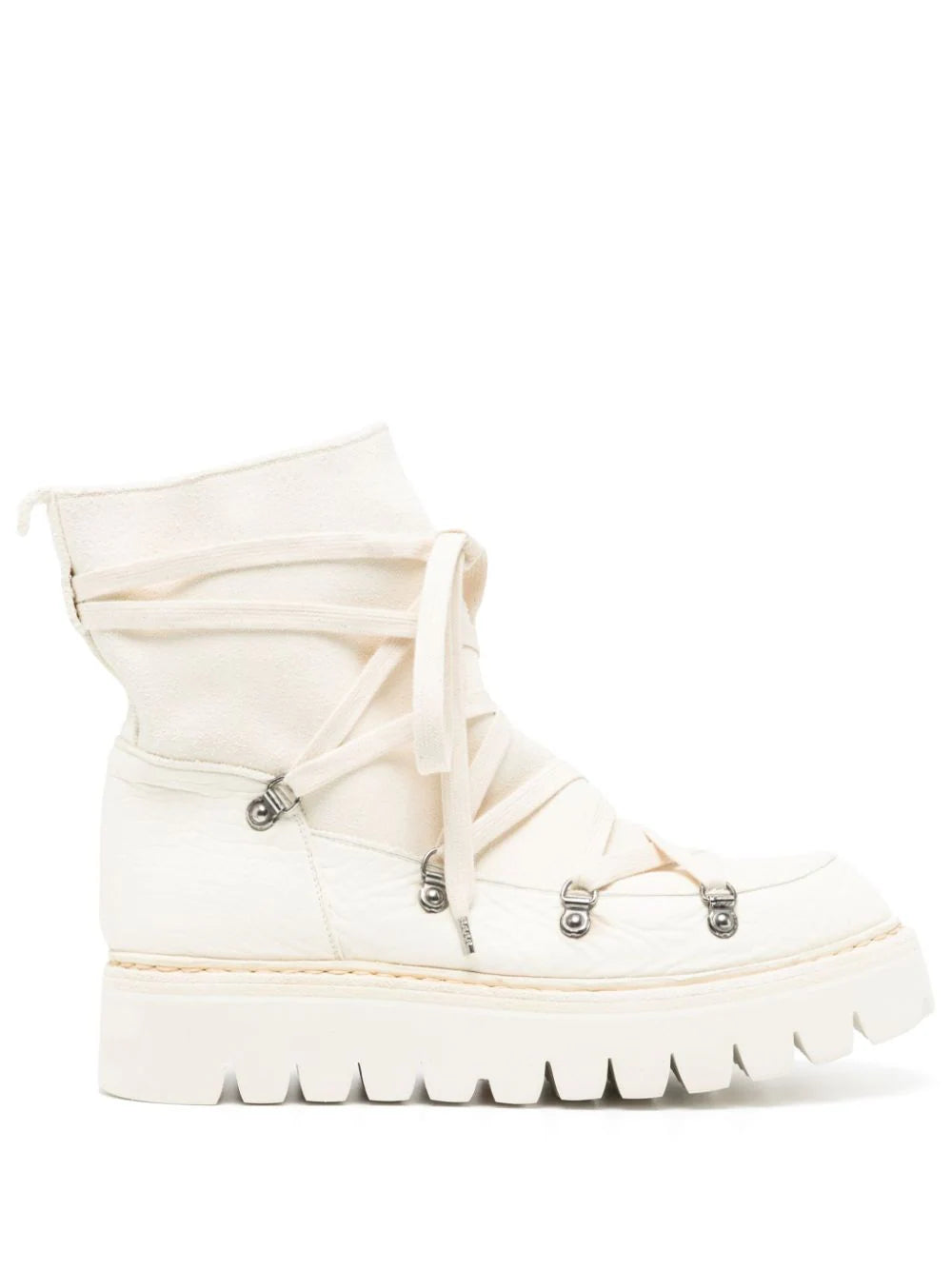 Panelled chunky-sole boot