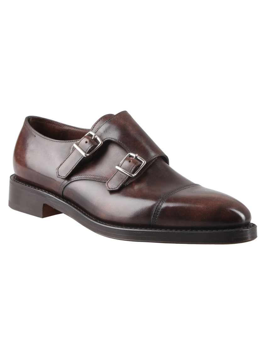 Dark Brown Monk Dress Shoes