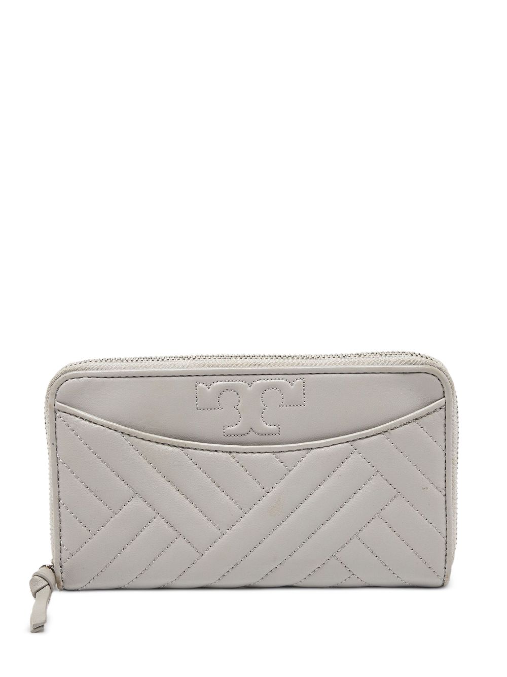 Pre-owned Alexa quilted leather wallet - Grey