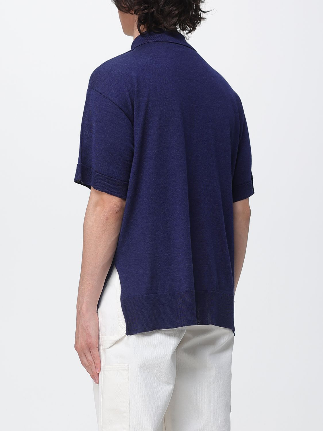 Polo Shirt Men color Blue