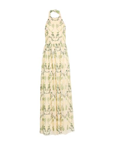 Woman Maxi dress Pastel yellow Size M Nylon