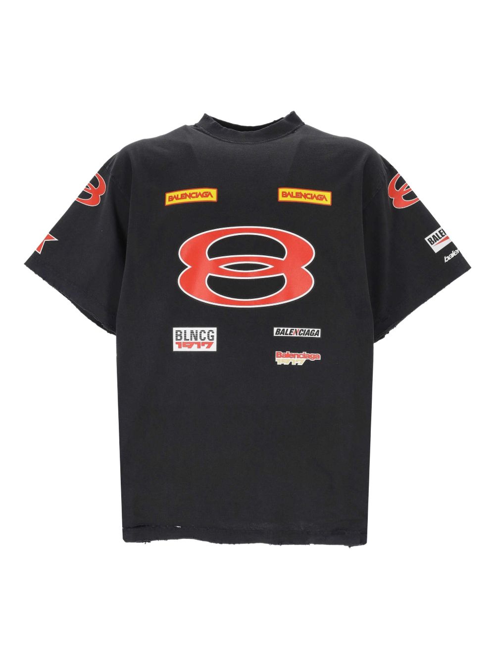 Sponsor Logos T-shirt - Black