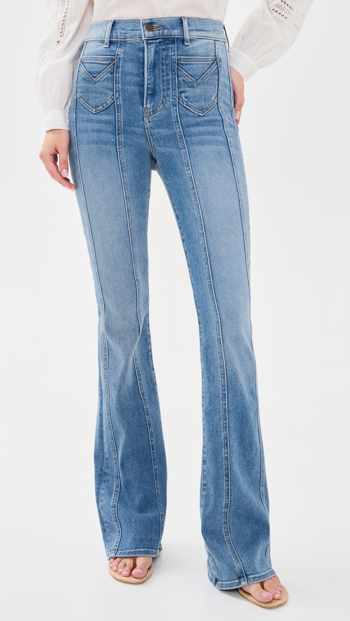 Beverly High Rise Skinny Flare Jeans Sneak Peek
