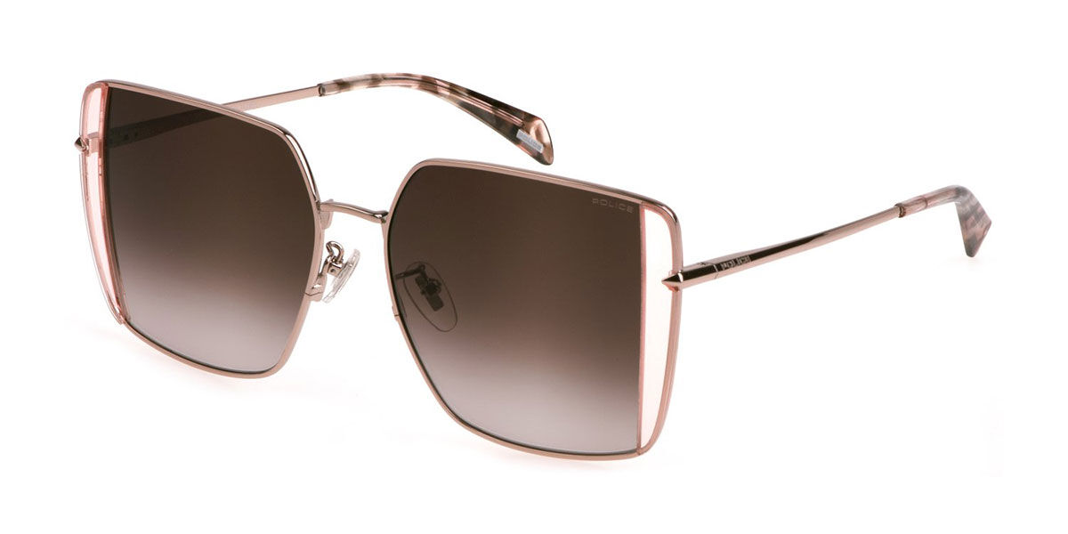Police SPLL37 STAGEDIVE 12 0A39 Women’s Sunglasses Gold