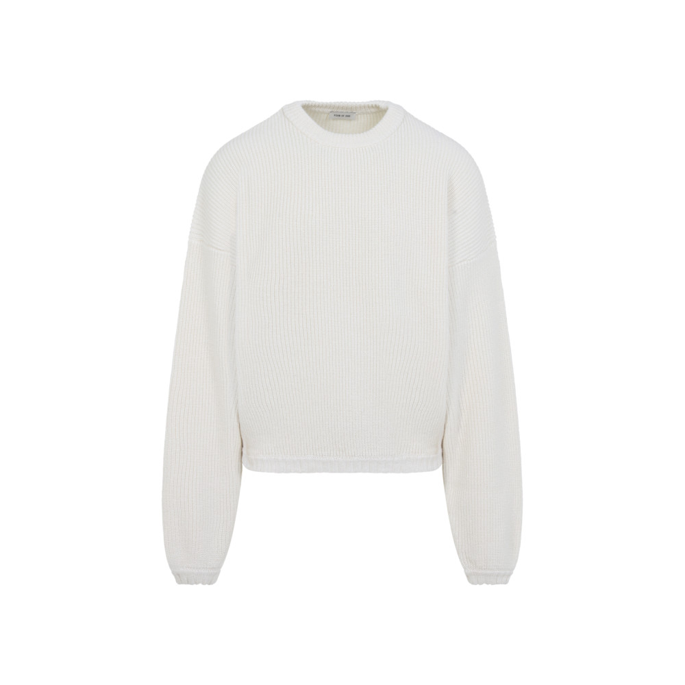 White Crew Neck Sweater