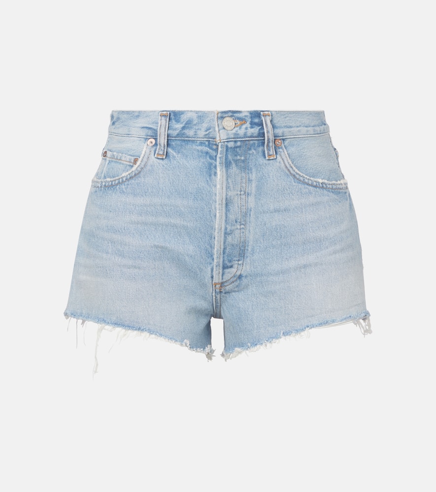 Ridley high-rise denim shorts
