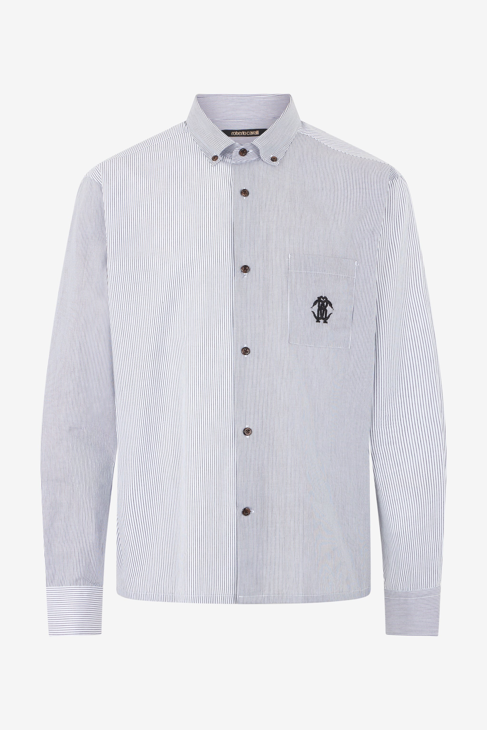 Striped Shirt With Monogram Rc