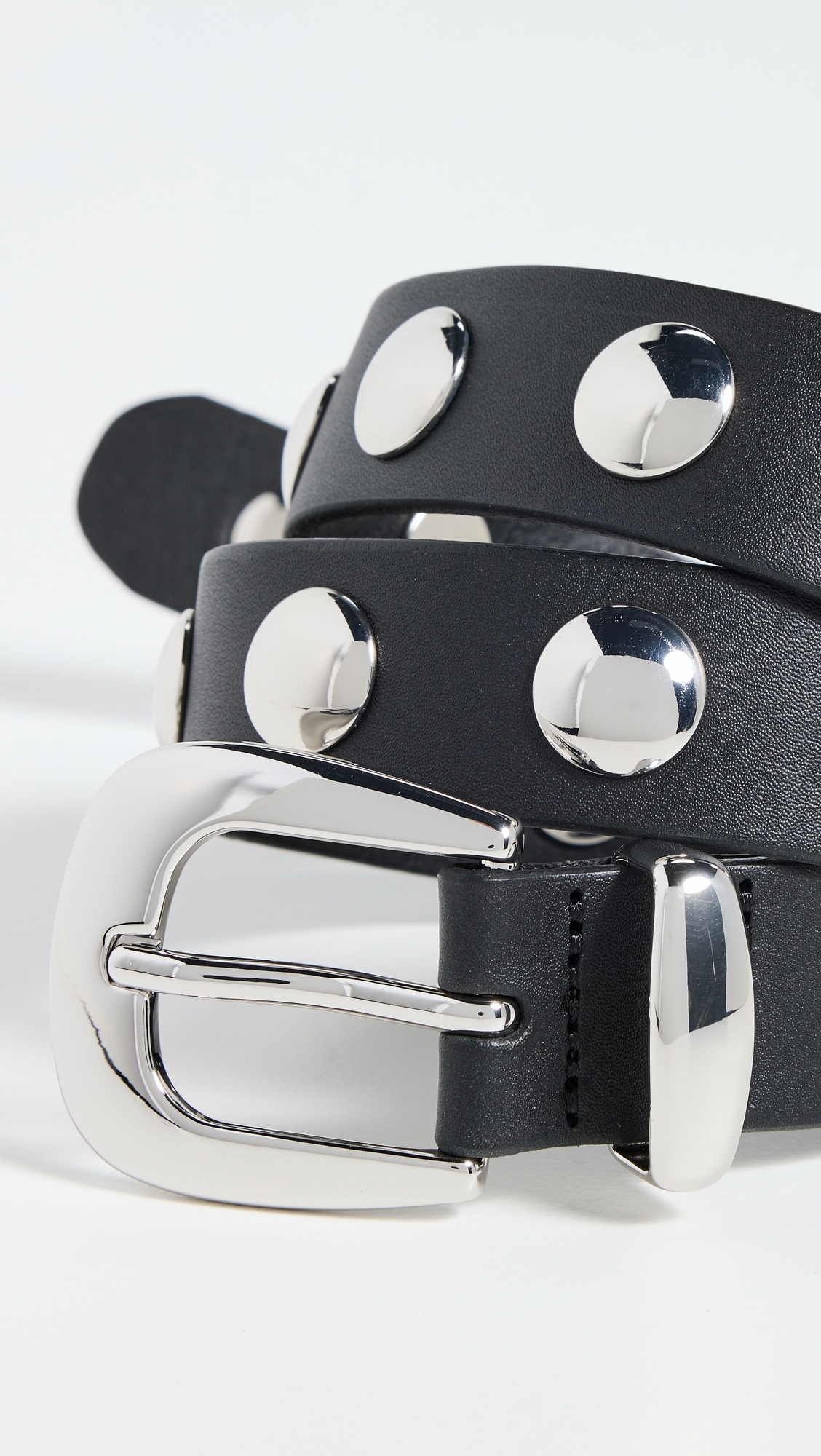Western Studded Belt True Black