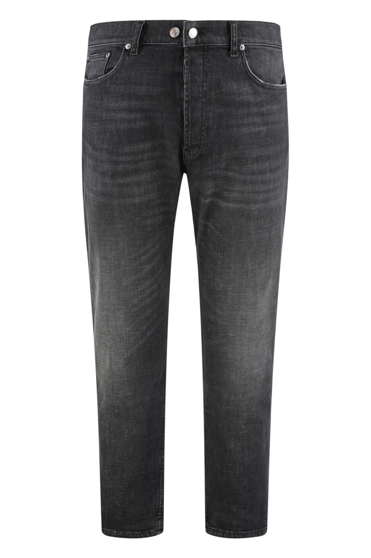 Black Mid Rise Jeans