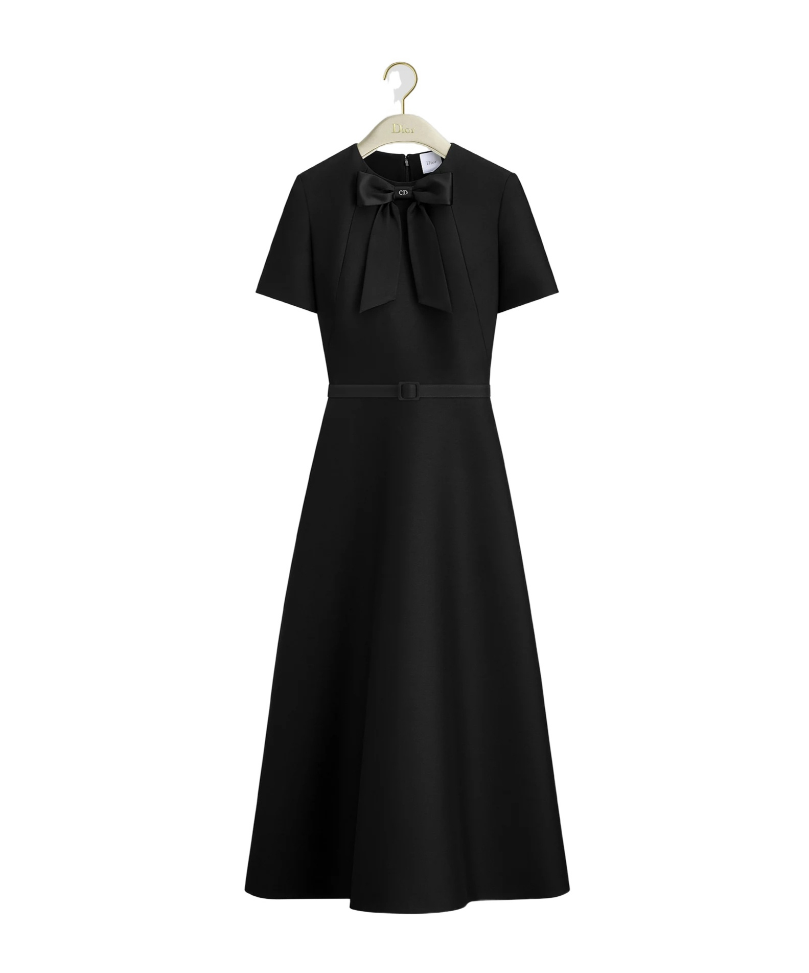 Mid-Length Belted Dress