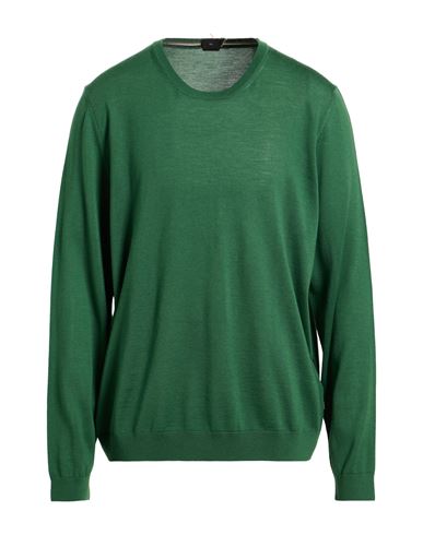Man Sweater Green Size 3XL Virgin Wool