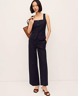 Ann Taylor The High Rise Everyday Ankle Pant in Doubleweave