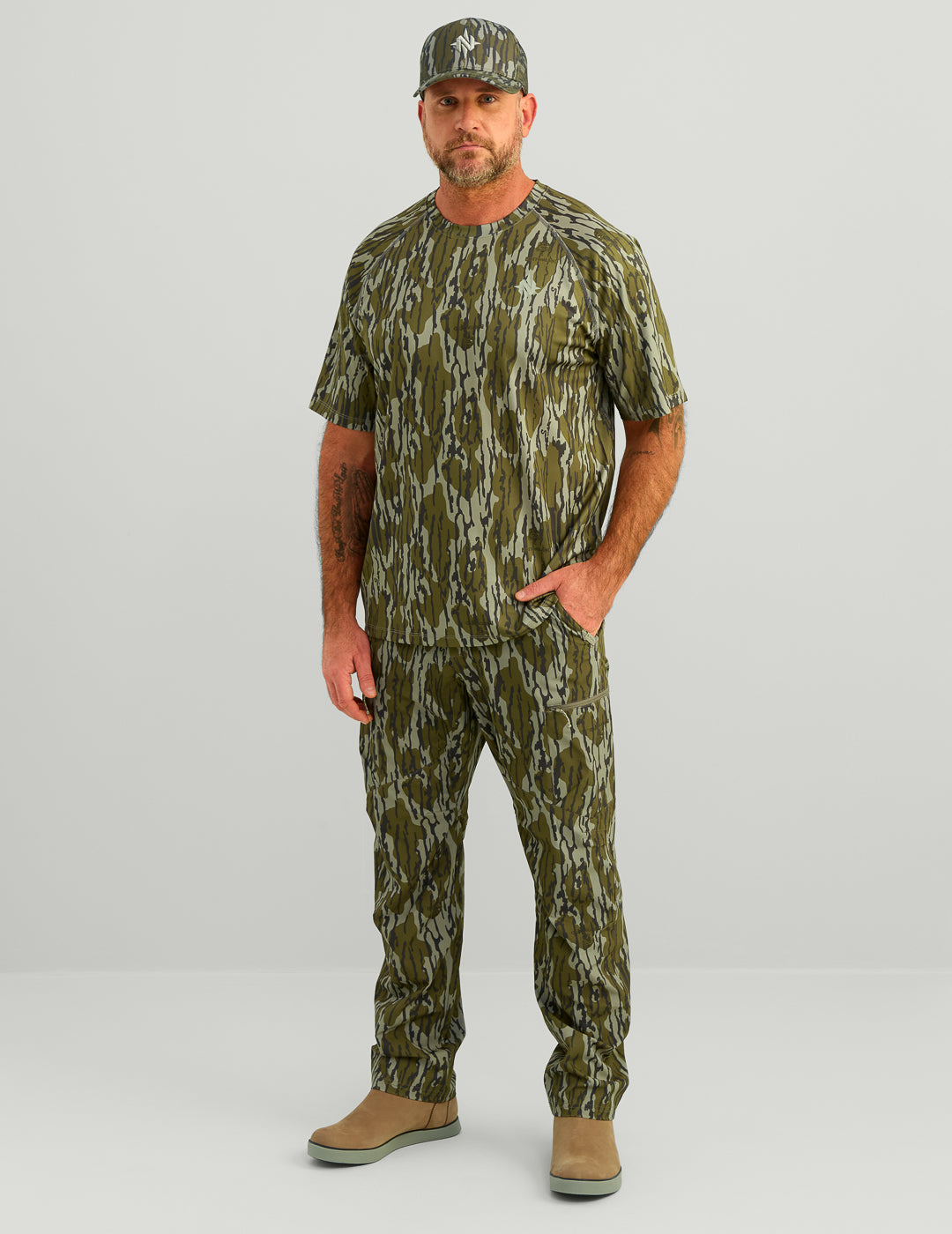 Mirage Short Sleeve Camo Crew
