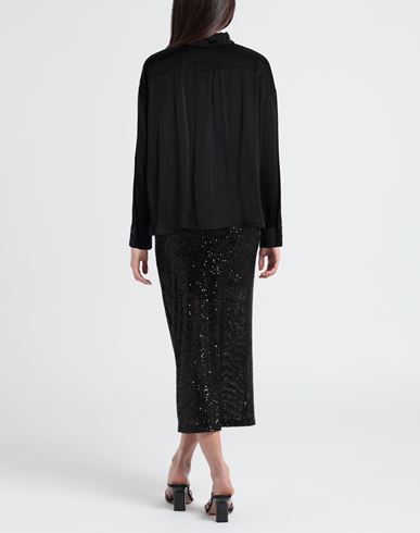 B. yu Woman Shirt Black Size S Viscose