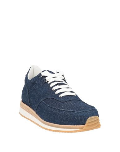 Man Sneakers Blue Size 10 Textile fibers