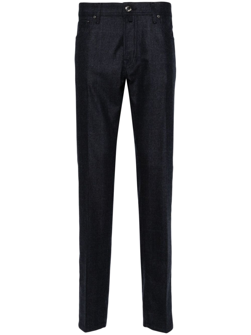 Prince of Wales check trousers - Blue