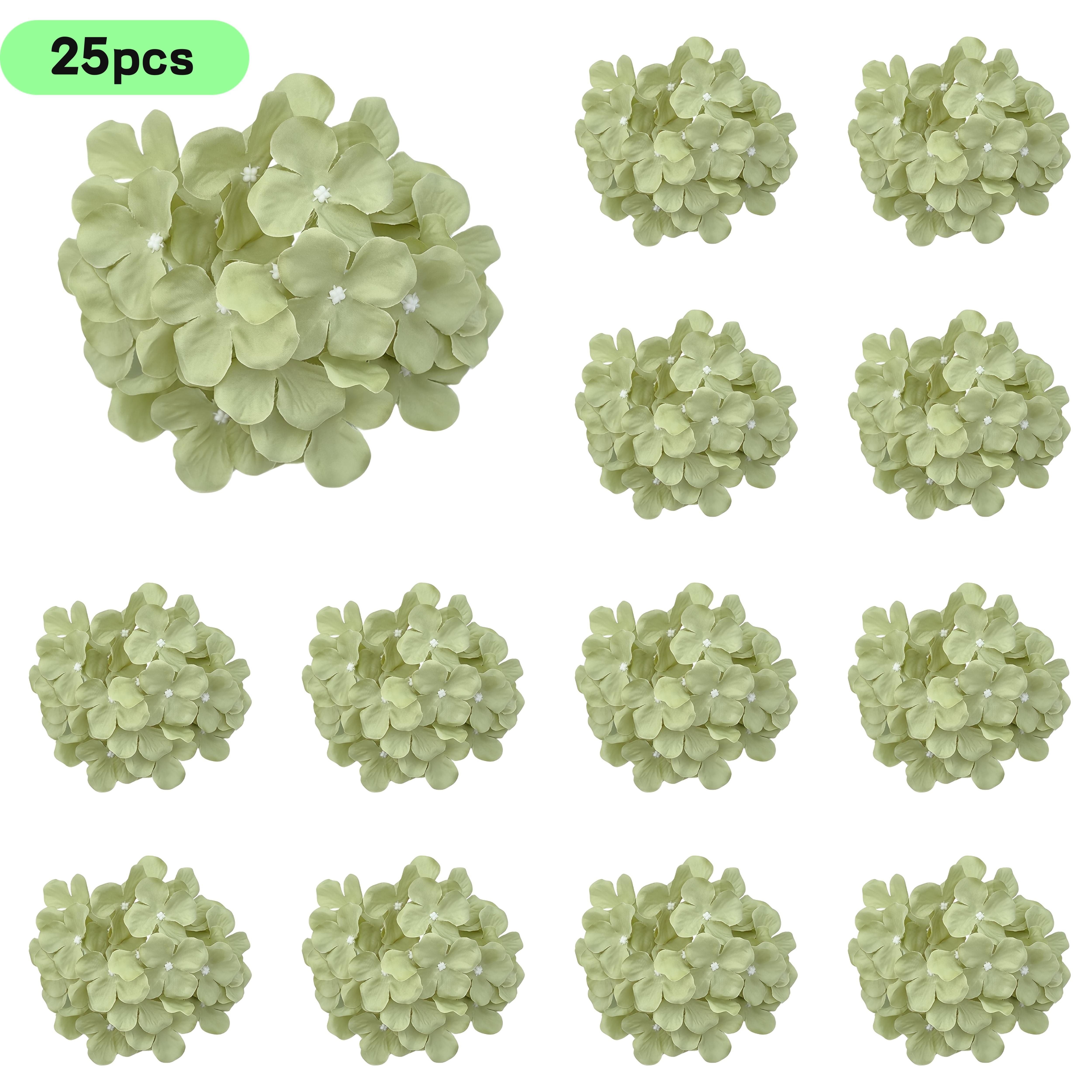 TEMU 25pcs Of Lifelike Faux Hydrangea , Ideal For Wedding Centerpieces, Floral Backdrops, And Home Or Event Decor—requires No And Is Perfect For